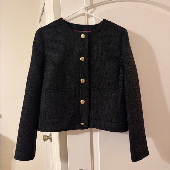 J. Crew Factory Jackets & Blazers - J.Crew Black Tweed Lady Jacket